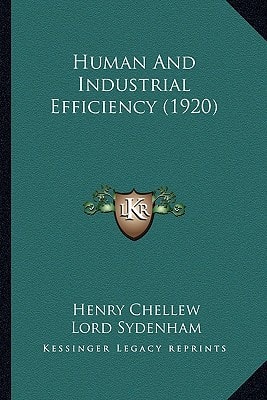 Human And Industrial Efficiency (1920)