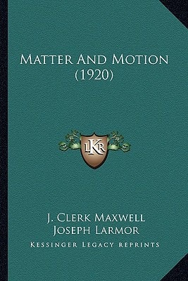 Matter And Motion (1920)