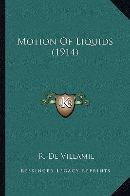 Motion Of Liquids (1914)