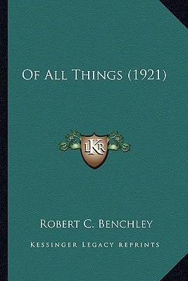 Of All Things (1921)