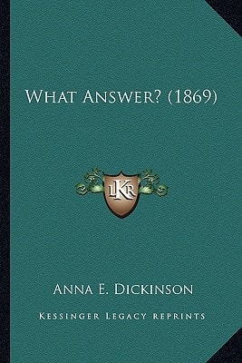 What Answer? (1869)