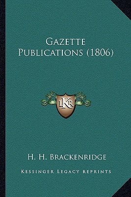 Gazette Publications (1806)