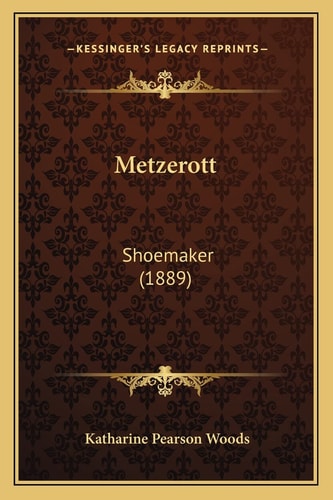 Metzerott: Shoemaker (1889)