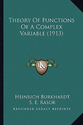 Theory Of Functions Of A Complex Variable (1913)