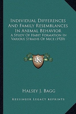 Individual Differences And Family Resemblances In Animal Behavior: A Study Of Habit Formation In Various Strains Of Mice (1920)