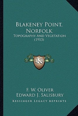 Blakeney Point, Norfolk: Topography And Vegetation (1913)
