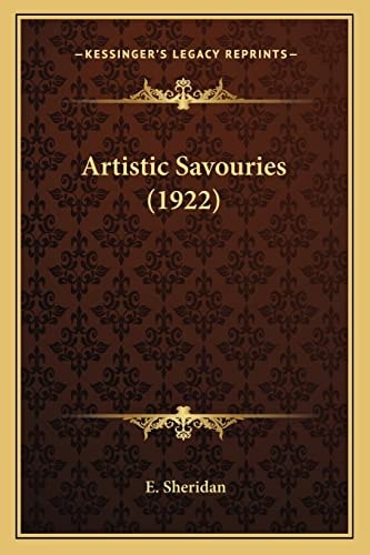 Artistic Savouries (1922)