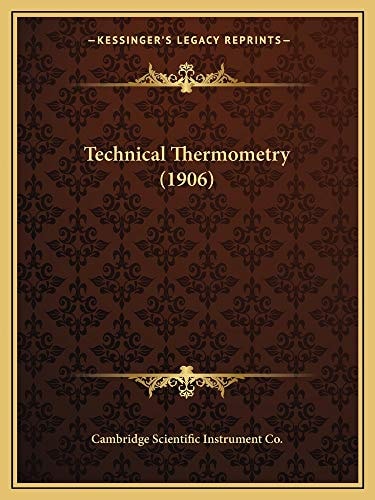 Technical Thermometry (1906)