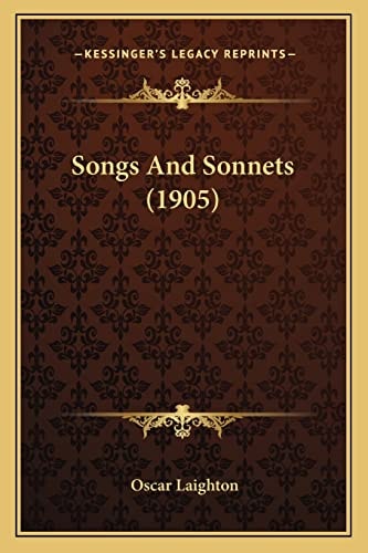 Songs And Sonnets (1905)