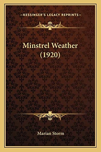Minstrel Weather (1920)