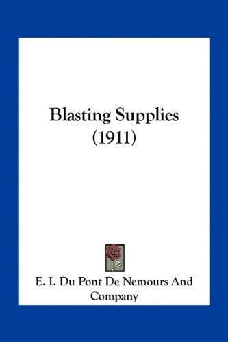 Blasting Supplies (1911)