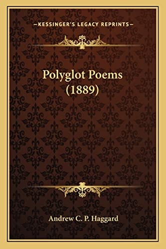 Polyglot Poems (1889)
