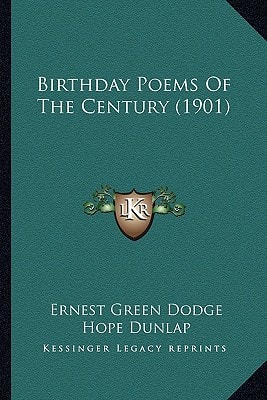 Birthday Poems Of The Century (1901)