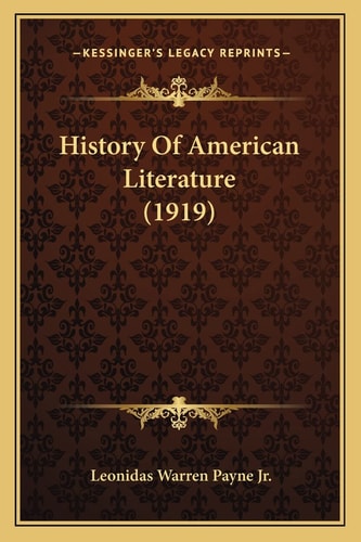 History Of American Literature (1919)