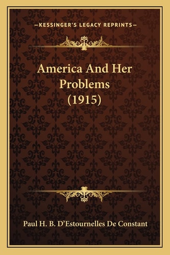 America And Her Problems (1915)