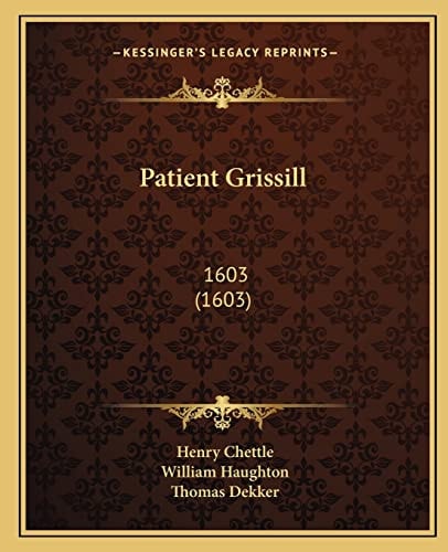 Patient Grissill: 1603 (1603)