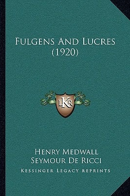 Fulgens And Lucres (1920)