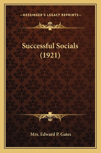 Successful Socials (1921)