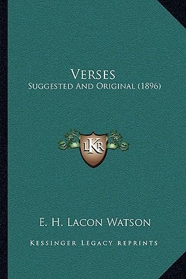 Verses: Suggested And Original (1896)