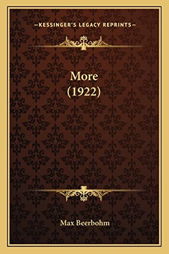 More (1922)
