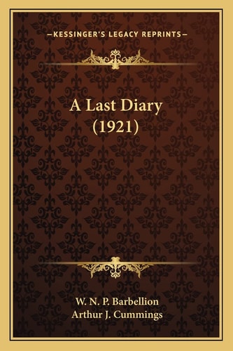 A Last Diary (1921)
