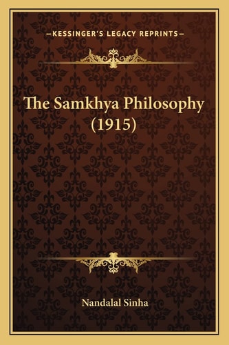 The Samkhya Philosophy (1915)