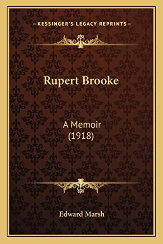Rupert Brooke: A Memoir (1918)