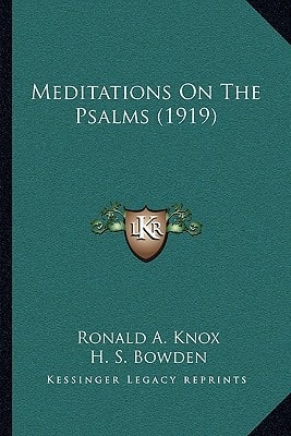 Meditations On The Psalms (1919)