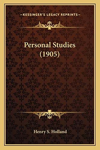Personal Studies (1905)