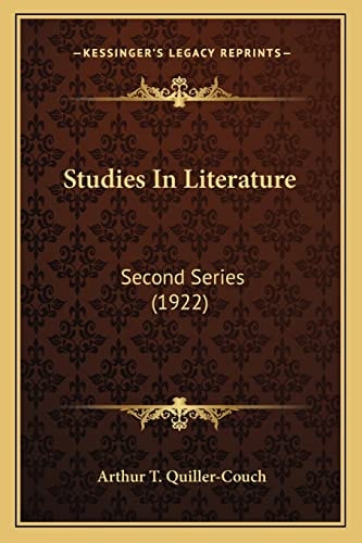 Studies In Literature: Second Series (1922)