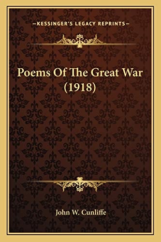 Poems Of The Great War (1918)