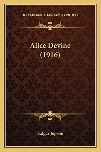 Alice Devine (1916)