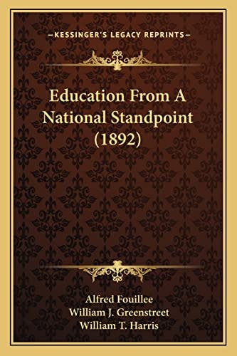 Education From A National Standpoint (1892)