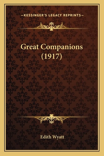 Great Companions (1917)