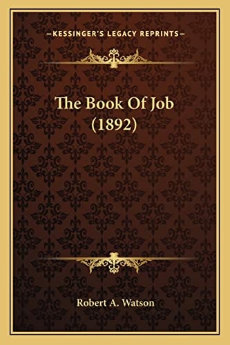 The Book Of Job (1892)
