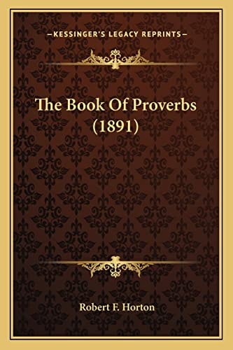 The Book Of Proverbs (1891)