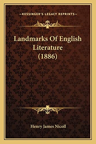 Landmarks Of English Literature (1886)