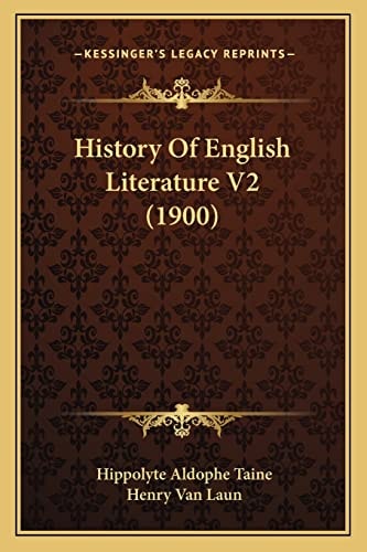 History Of English Literature V2 (1900)