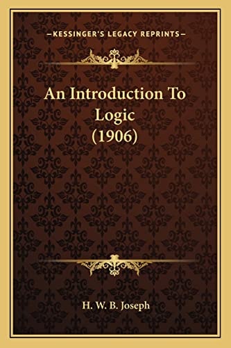 An Introduction To Logic (1906)