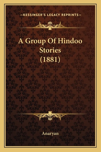 A Group Of Hindoo Stories (1881)