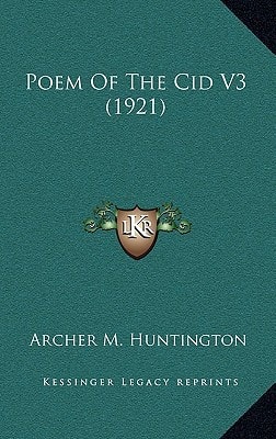 Poem Of The Cid V3 (1921)