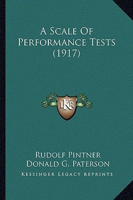 A Scale Of Performance Tests (1917)