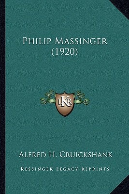 Philip Massinger (1920)