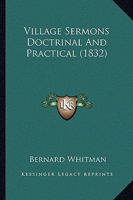 Village Sermons Doctrinal And Practical (1832)