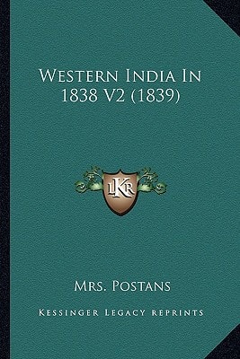 Western India In 1838 V2 (1839)