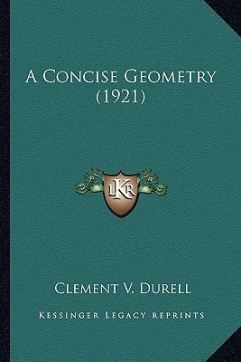 A Concise Geometry (1921)