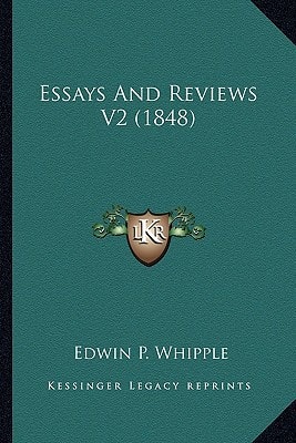 Essays And Reviews V2 (1848)