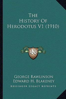 The History Of Herodotus V1 (1910)