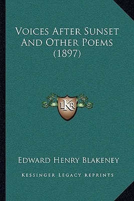 Voices After Sunset And Other Poems (1897)