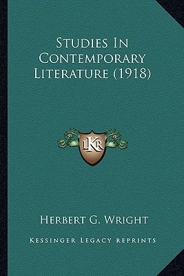 Studies In Contemporary Literature (1918)